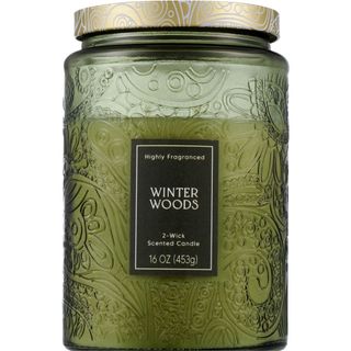 Star Candle Co. Textured Jar Candle, Winter Woods