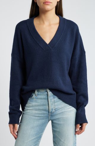 Treasure & Bond, Oversize V-Neck Sweater