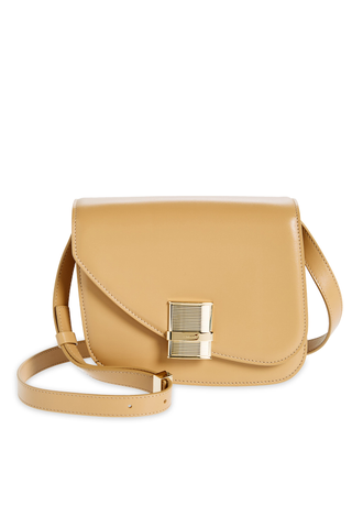 Ferragamo Fiamma Small Leather Crossbody Bag