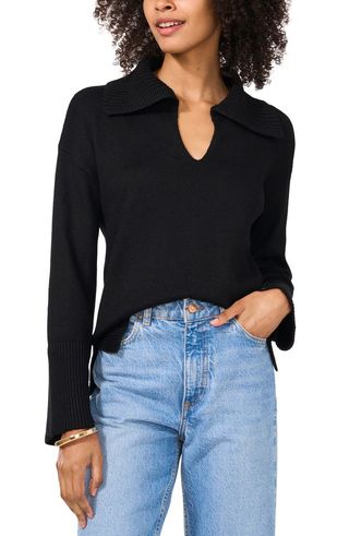 Wide Collar Sweater