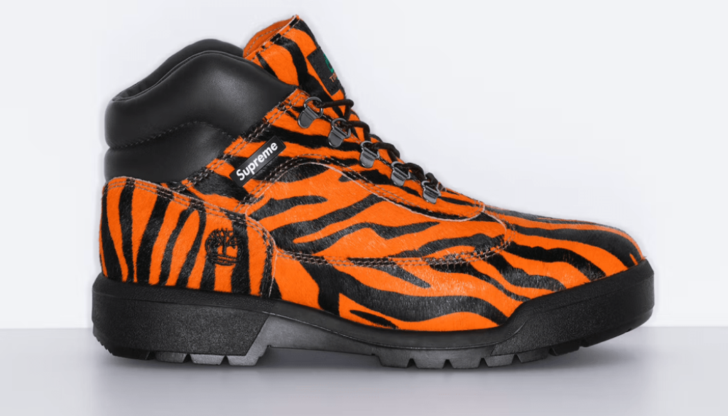 In The Wild: SUPREME Releases Animal Print Timberland Field Boots