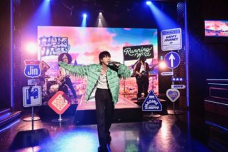 Jin of BTS stages solo US TV debut by "Running Wild" on Fallon