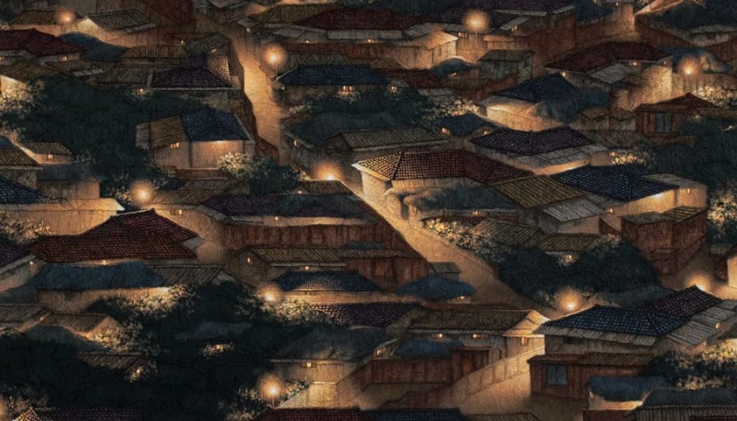 Joung Young-Ju's Hanji Cityscapes Light Up Almine Rech