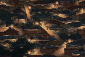 Joung Young-Ju's Hanji Cityscapes Light Up Almine Rech