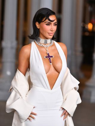 Kim Kardashian wears the Attallah Cross