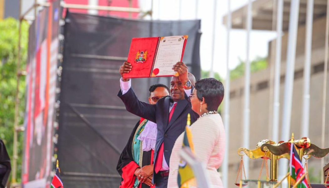 Kithure Kindiki sworn-in as Deputy President