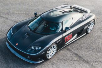 Koenigsegg's Official CCXR Test Car Surfaces for Auction