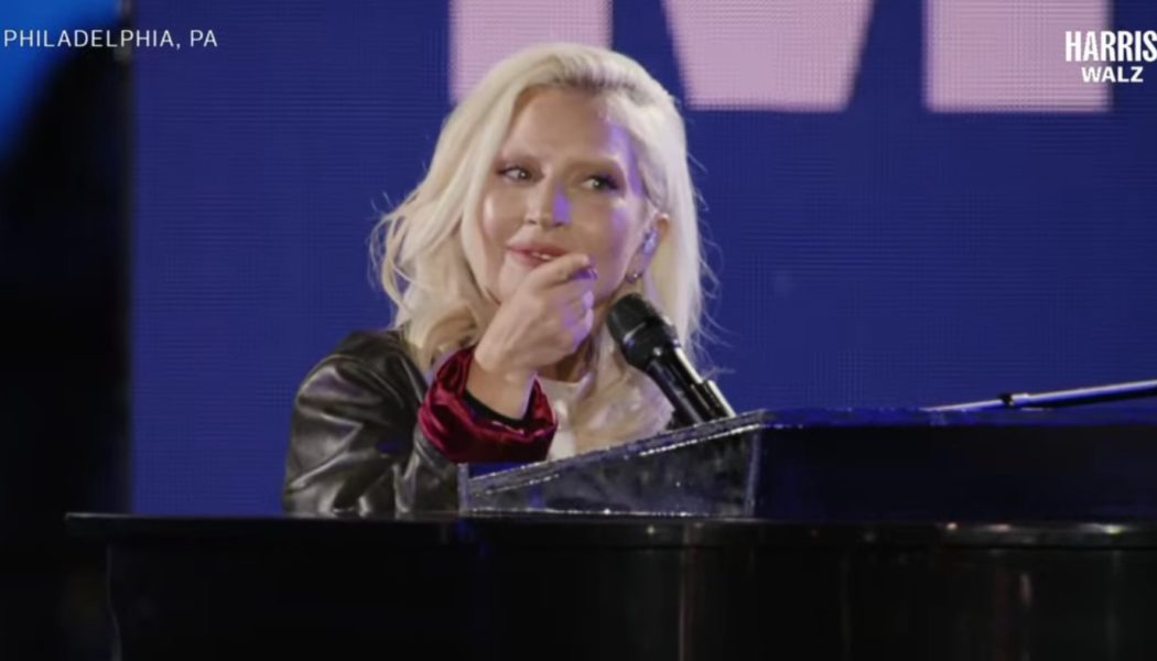 Lady Gaga performs "God Bless USA" and "The Edge of Glory" at Kamala Harris election eve rally