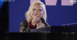 Lady Gaga performs “God Bless USA” and “The Edge of Glory” at Kamala Harris election eve rally