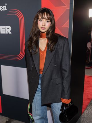 LAS VEGAS, NEVADA - NOVEMBER 23: Lisa of K-Pop group Blackpink attends the F1 Grand Prix of Las Vegas at Las Vegas Strip Circuit on November 23, 2024 in Las Vegas, Nevada.