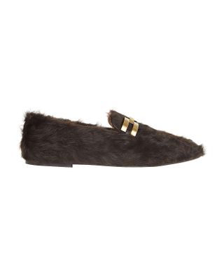 Best Price on the Market at Italist | Aquazzura Furry Brandi Mocassin