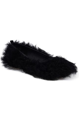 Quincy Faux Fur Flat