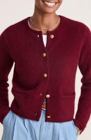 Merino Wool & Fox Hair Cardigan