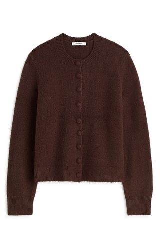 Madewell, Shrunken Cotton Blend Cardigan