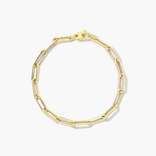 James Allen, 14K Yellow Gold 4.2mm Statement Paperclip Bracelet