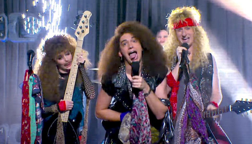 SNL pokes fun at '80s hair metal with "Sex Rock" sketch