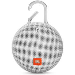 JBL, Jbl Clip 3, Steel White - Waterproof, Durable & Portable Bluetooth Speaker - Up to 10 Hours of Play - Includes Noise-Cancelling Speakerphone & Wireless Streaming