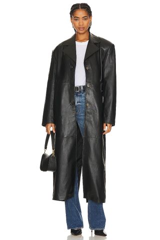 The Long Leather Coat