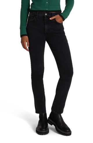 The Erin High Waist Slim Straight Leg Jeans