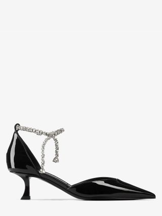 Jimmy Choo, Stevie Black Patent Leather Pumps