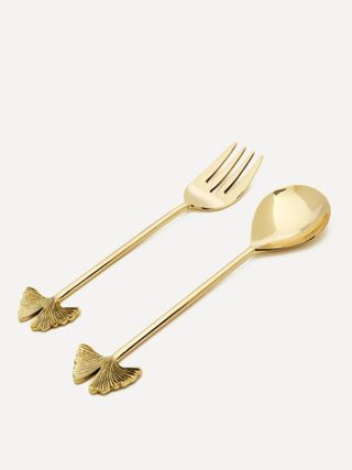 Gingko Salad Server Set