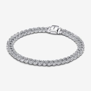 Pandora, Timeless Pavé Cuban Chain Bracelet