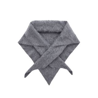 COS, Pure Brushed-Cashmere Triangle Scarf