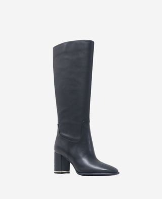 Yvonne Leather Knee Boot