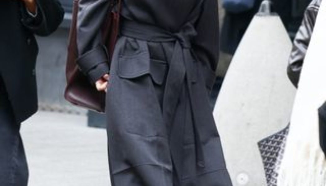 Victoria Beckham Just Styled The Season's Most Expensive-Looking Coat Trend With Her Favourite Puddle Pants