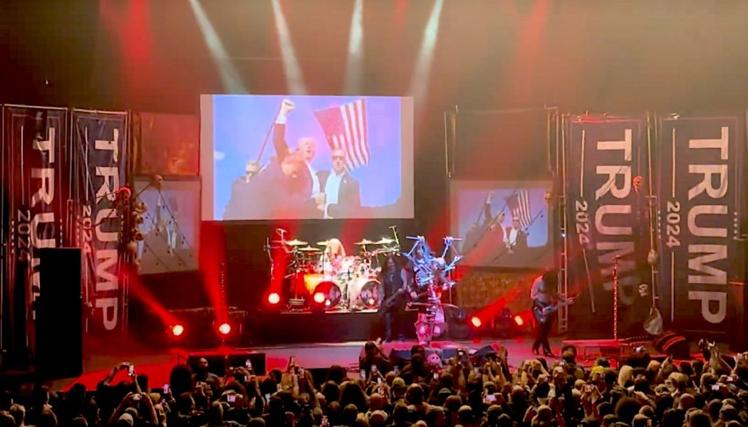 W.A.S.P. turn New York City concert into pro-Trump rally