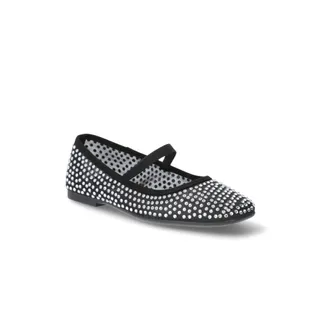 Scoop, Scoop Women’s Rhinestone Mesh Ballet Flats