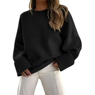 Fantaslook, Fantaslook Sweaters for Women Oversized Crewneck Long Sleeve Chunky Knit Pullover Sweaters Tops Trendy Fall Outfits