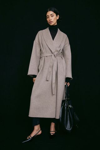 Handmade Wool-Blend Coat