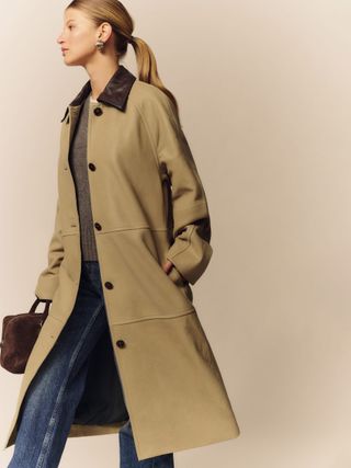 Veda Beck Leather Trench