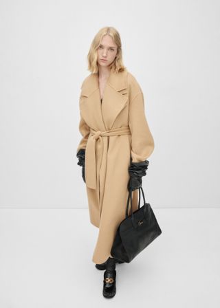 Wool Coat With Detachable Vest