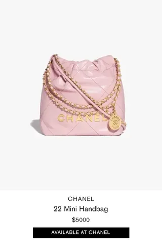 Chanel 22 mini bag