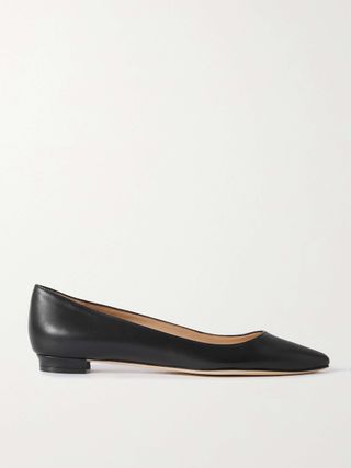 Bb 10 Leather Point-Toe Flats