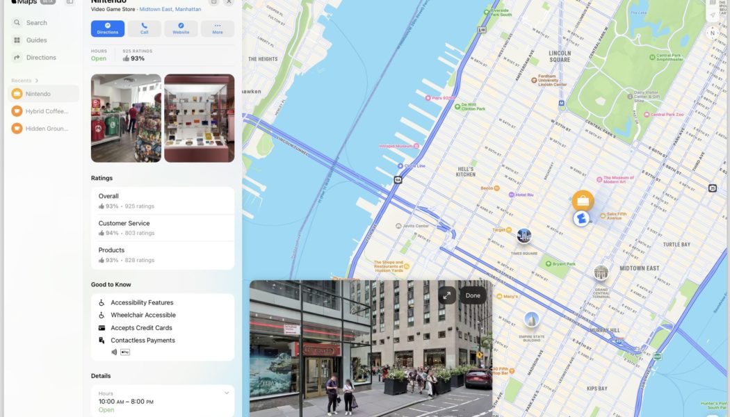 Apple Maps on the web now has Look Around