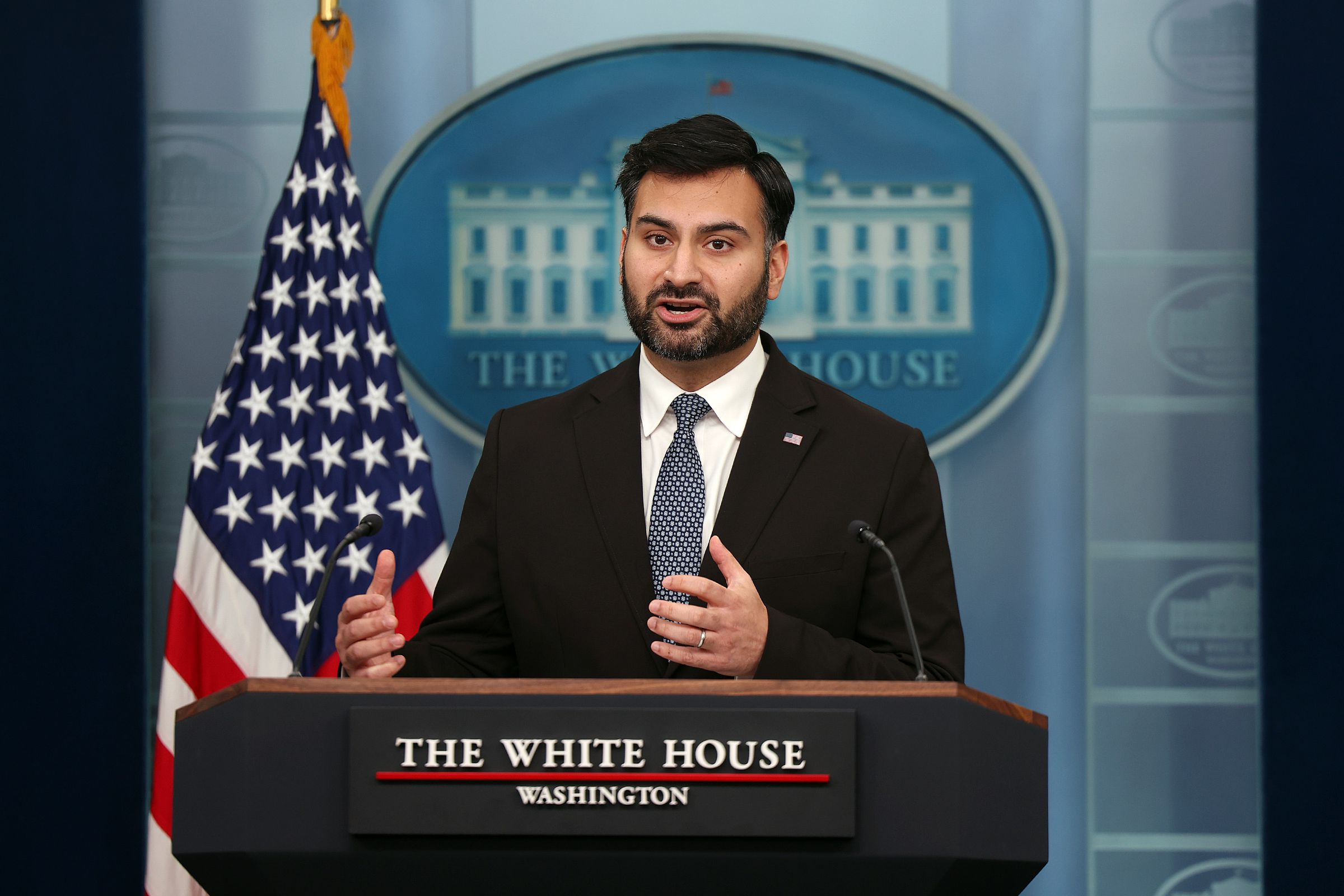 White House Press Briefing Held By Secretary Karine Jean-Pierre And NSC Coordinator For Strategic Communications John Kirby