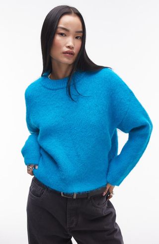 Fluffy Crewneck Sweater