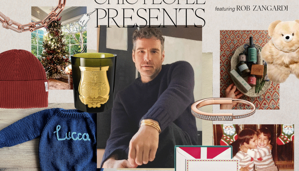 chic holiday gift guide with Hollywood stylist Rob Zangardi