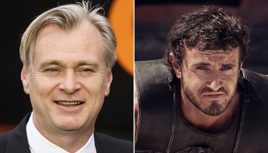 Christopher Nolan picks Gladiator II as his favorite movie of 2024