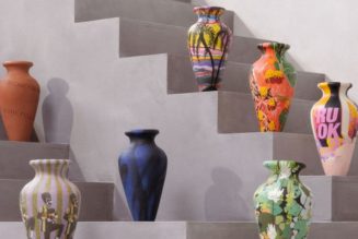 Classical Meets Contemporary in Hand-Painted Artist Amphorae Collection