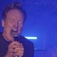 Conan O'Brien "got a hernia" singing with Austrian extreme metal band