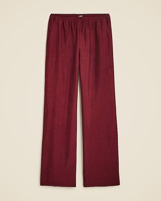 Stratus Pant in Textured Satin