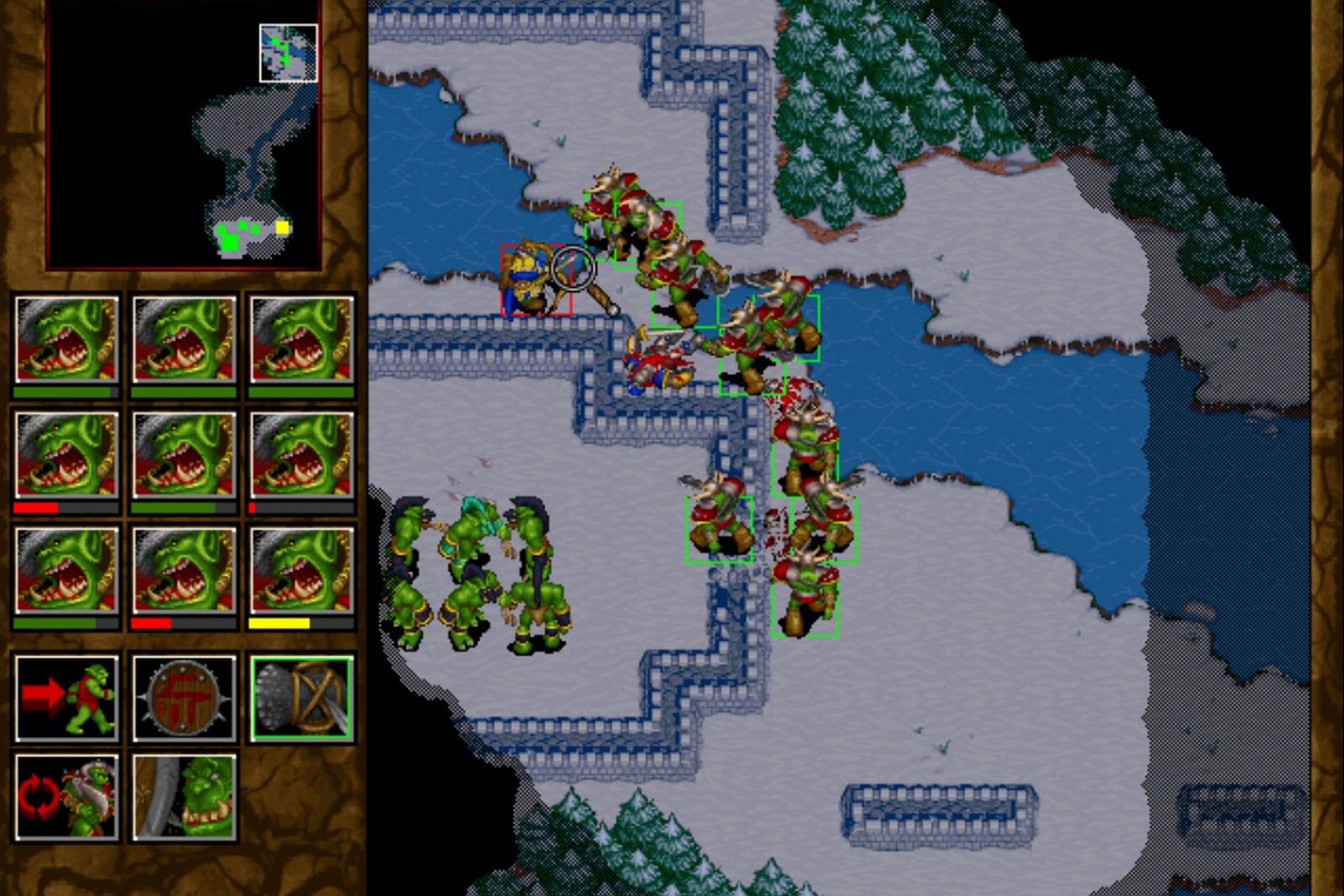 A screenshot from the Warcraft I &amp; II Bundle on GOG.