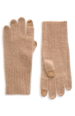 Brushed Cashmere Tech Gloves