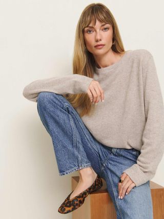 Reformation Cashmere Boyfriend Sweater