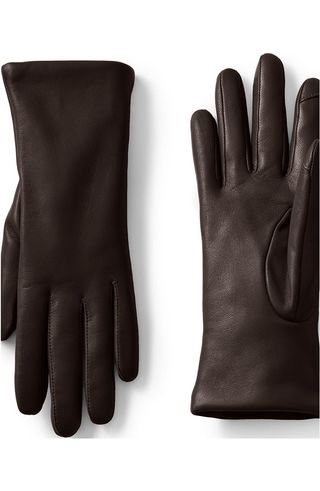 Ez Touch Screen Cashmere Lined Leather Gloves