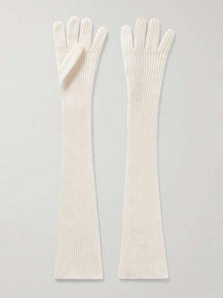 Jessie Ribbed Cashmere Gloves